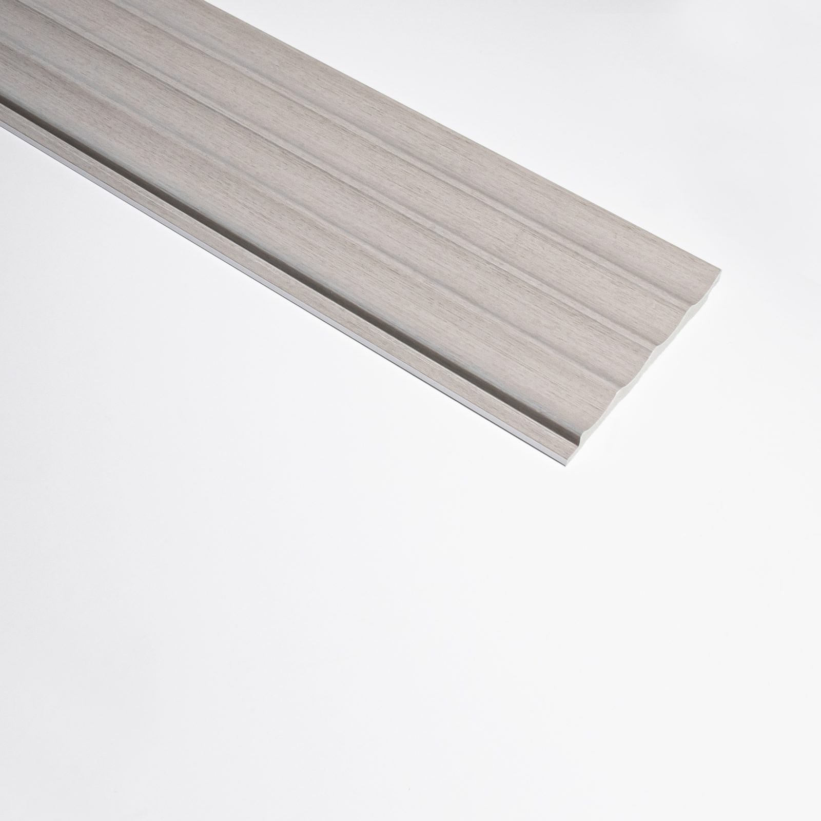 Riflaj decorativ 3D Onda, Gri, 270x11.2cm, Lamelio 3
