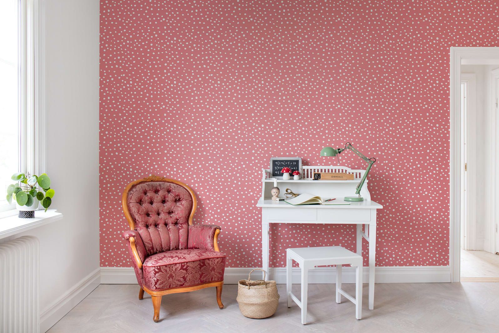 Rebel Dot, Peach, Rebel Walls 3