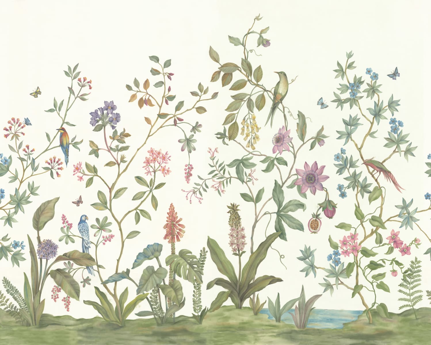 Chinoiserie, White, Rebel Walls