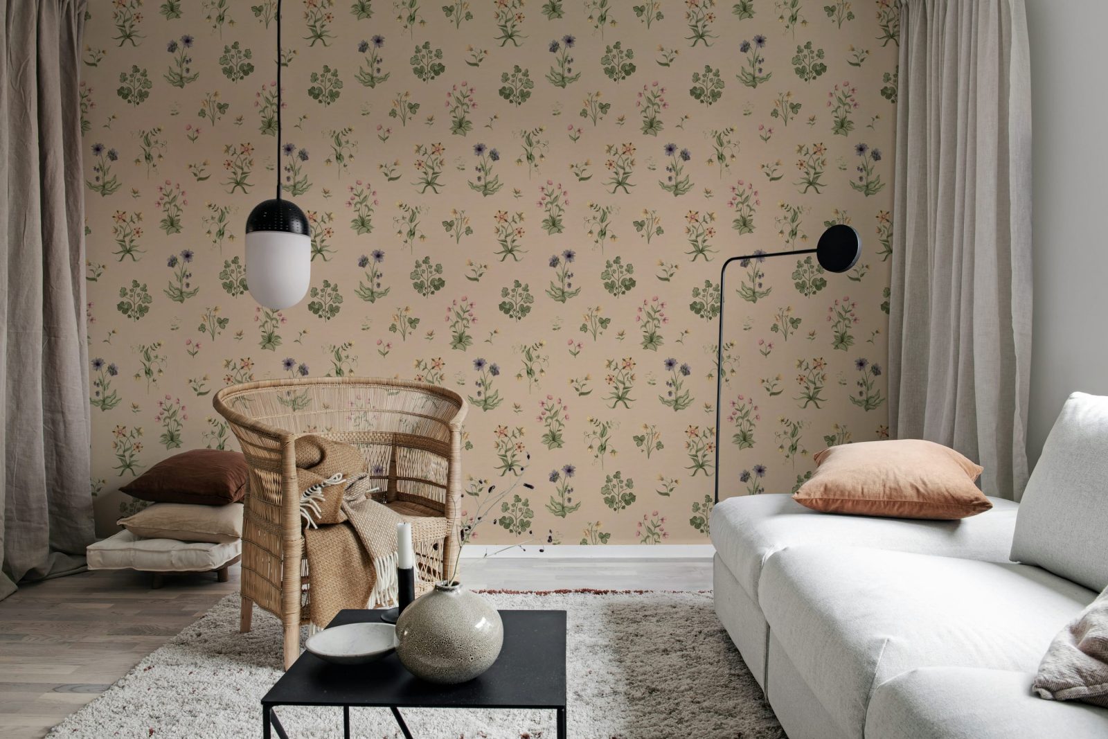 Timeless Flora, Pink, Rebel Walls 3