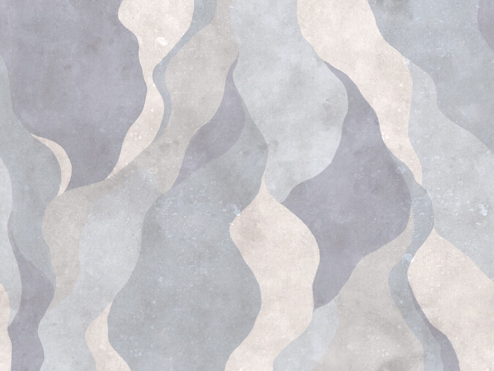 Flowing Forms, Blue, Rebel Walls