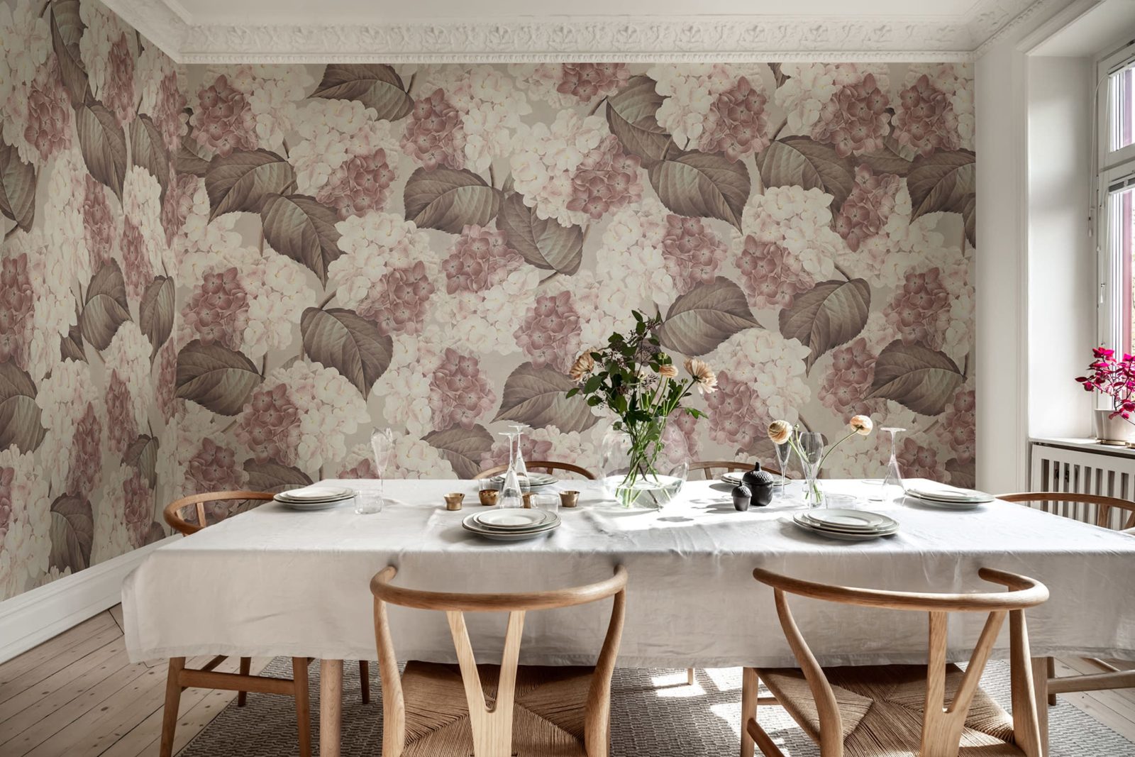 Hydrangea, Sand, Rebel Walls 3