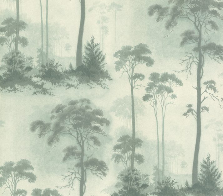 Prior Park, Duck Egg Blue Luxury Tree, 1838 Wallcoverings, 5.3mp / rola