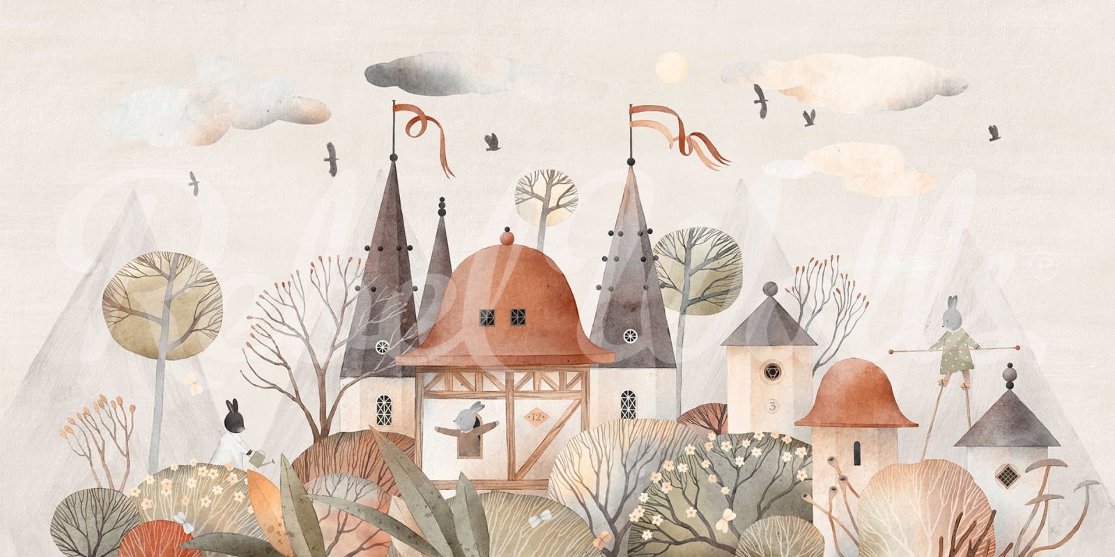 Rabbit Town, Autumn, Rebel Walls
