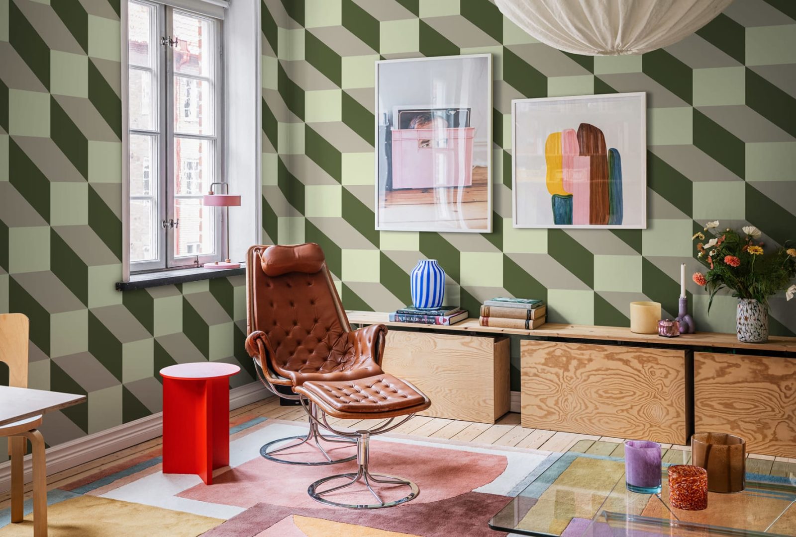Filled Optic, Green, Rebel Walls 2