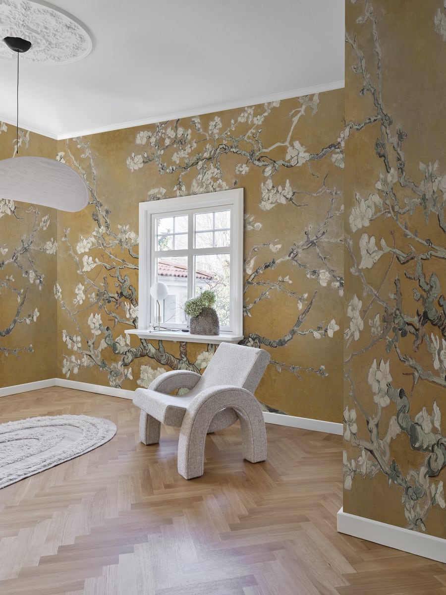 Almond Blossom, Orange, Rebel Walls 2