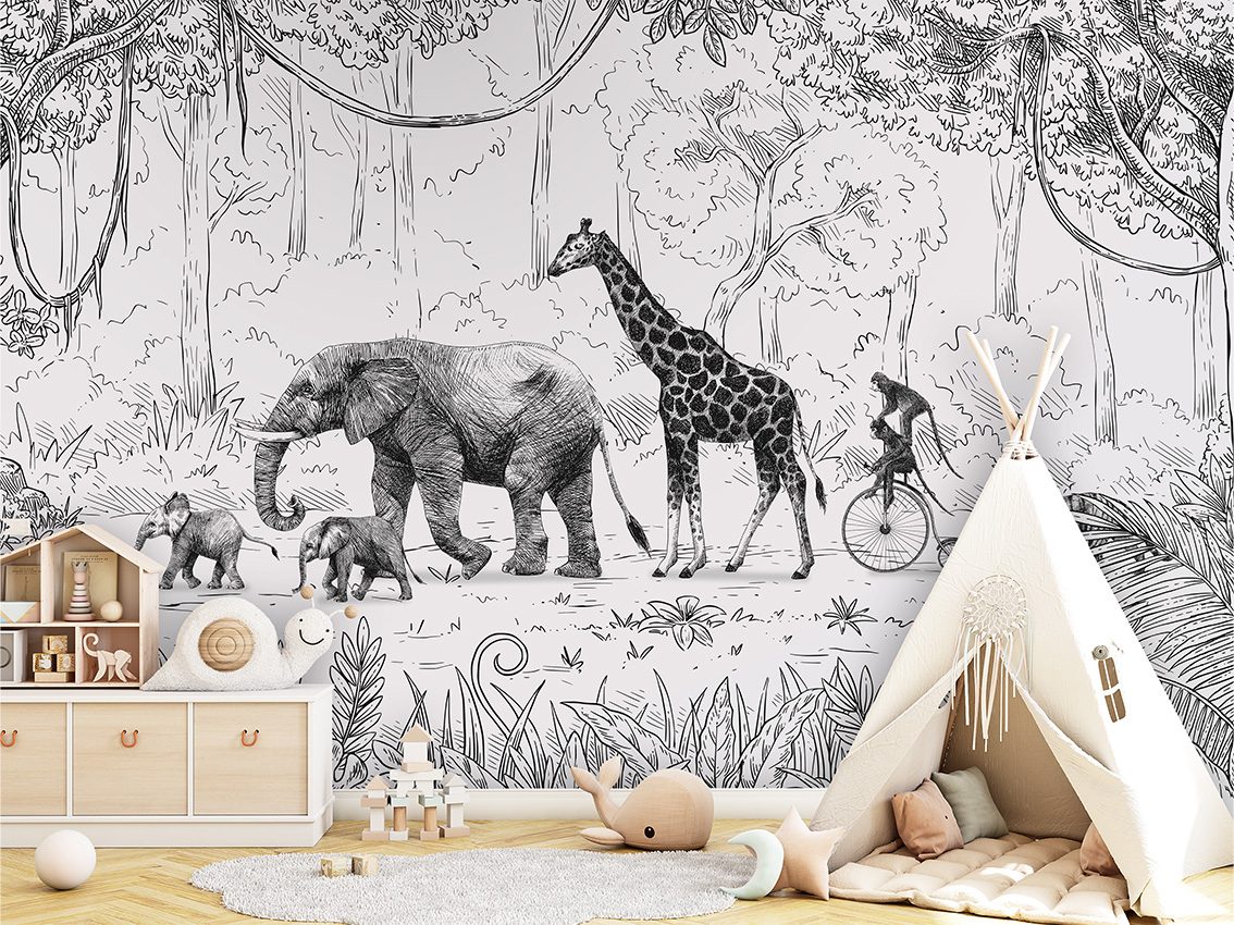 Animal Parade - Black and White, Kikki Belle 5