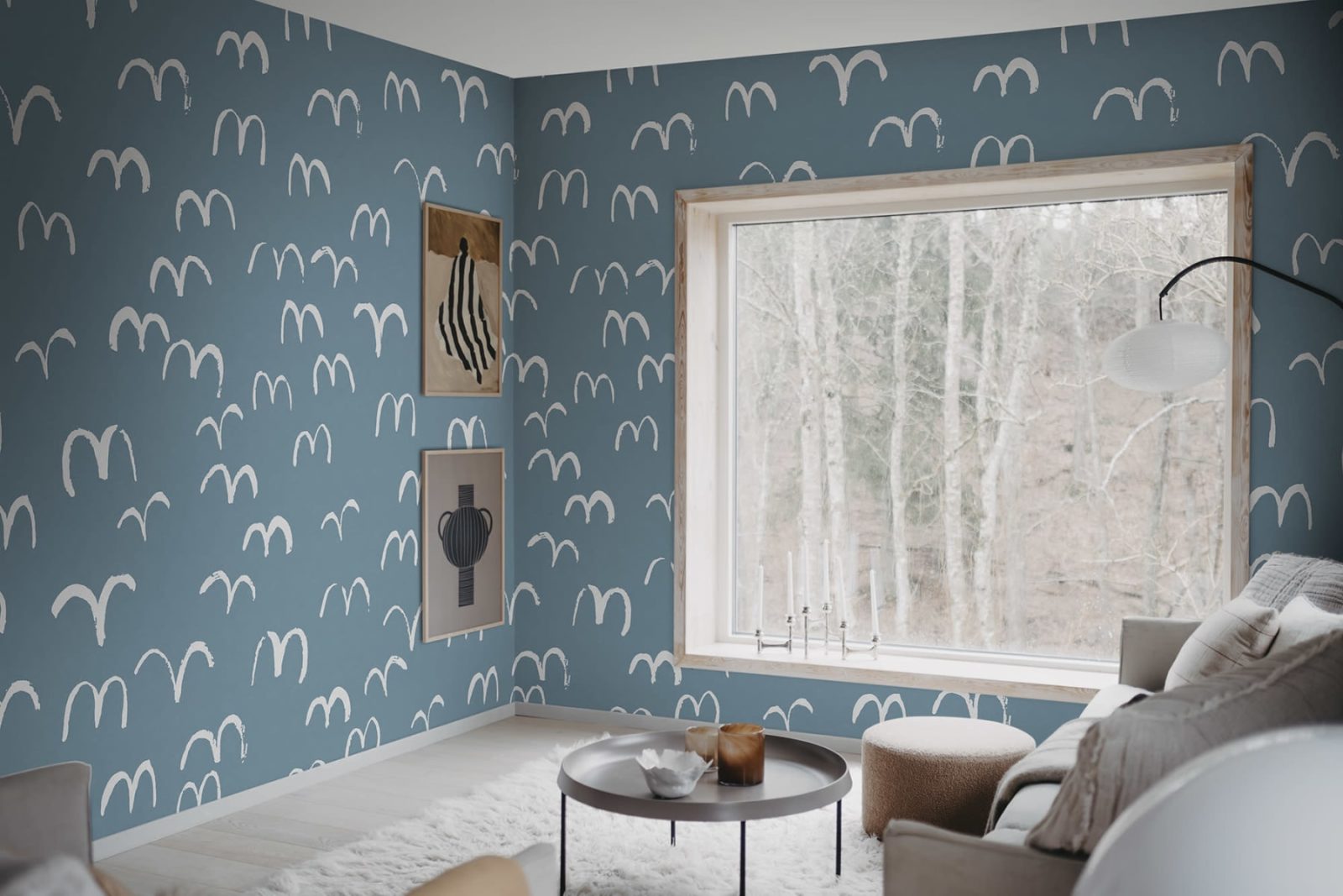 Bird, Blue, Rebel Walls 2