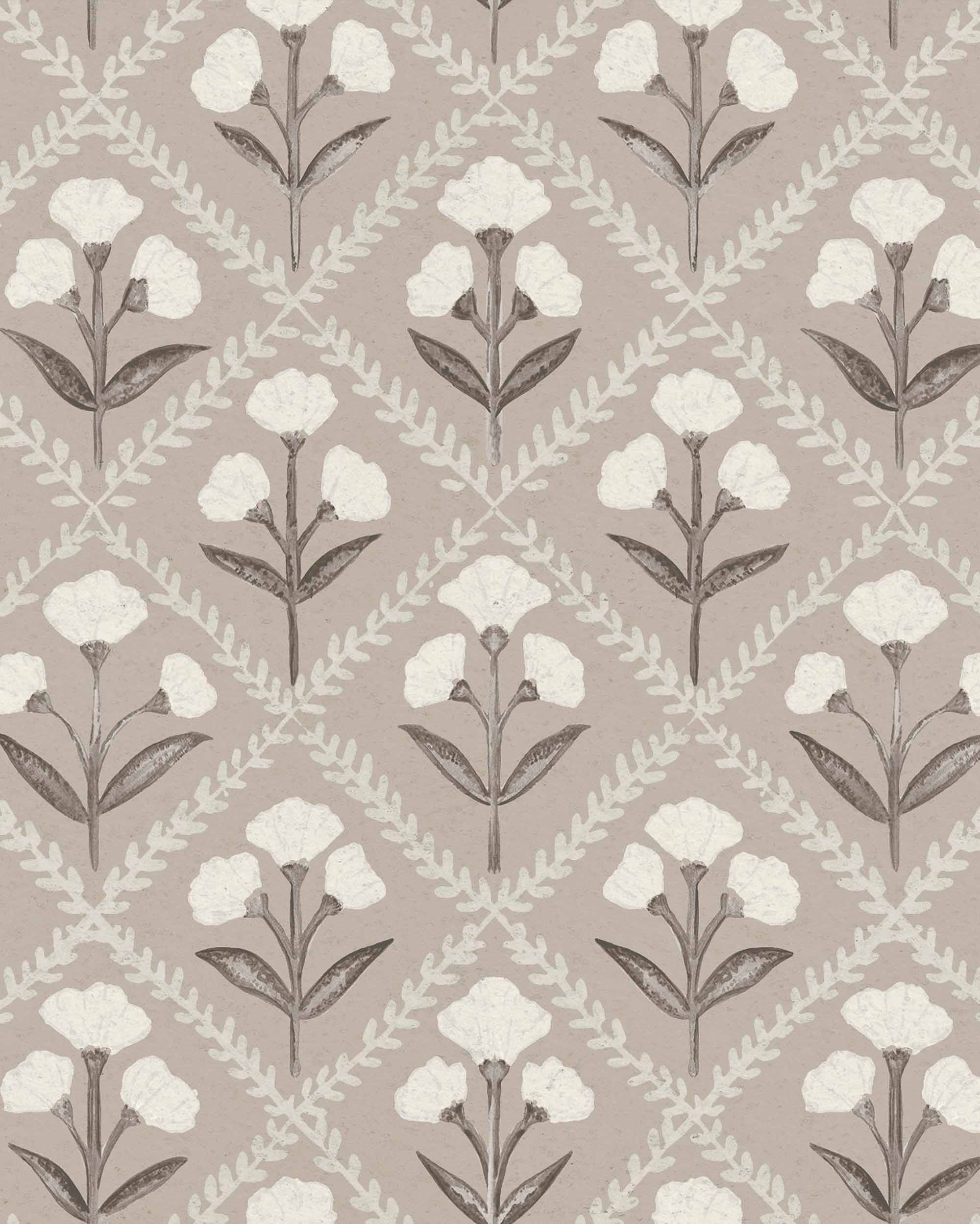 Poppy, Taupe, Coordonne, 5mp / rola