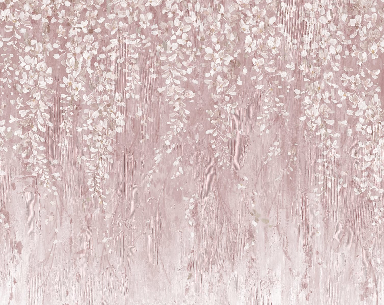 Draped Blossoms, Pink, Rebel Walls
