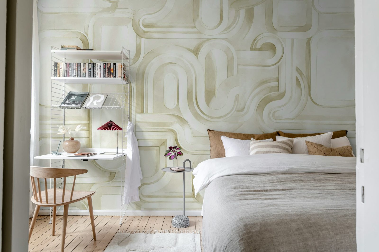 Abstract Path, Beige, Rebel Walls 2