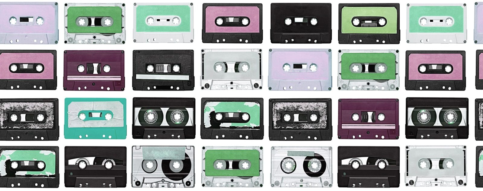 Casette Tape, Purple Rain, Rebel Walls, 5 mp / rola