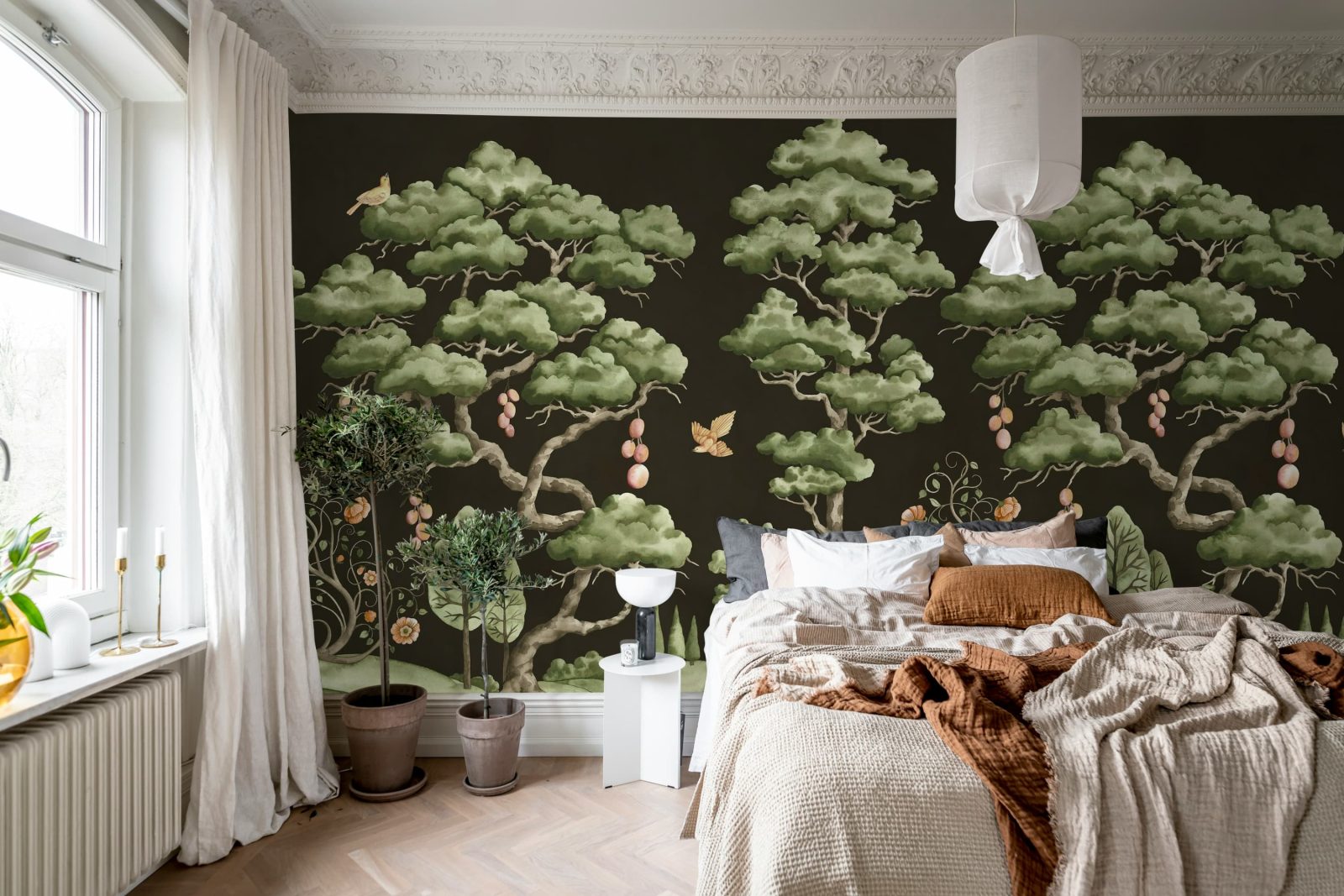 Forest Poem, Black, Rebel Walls 3