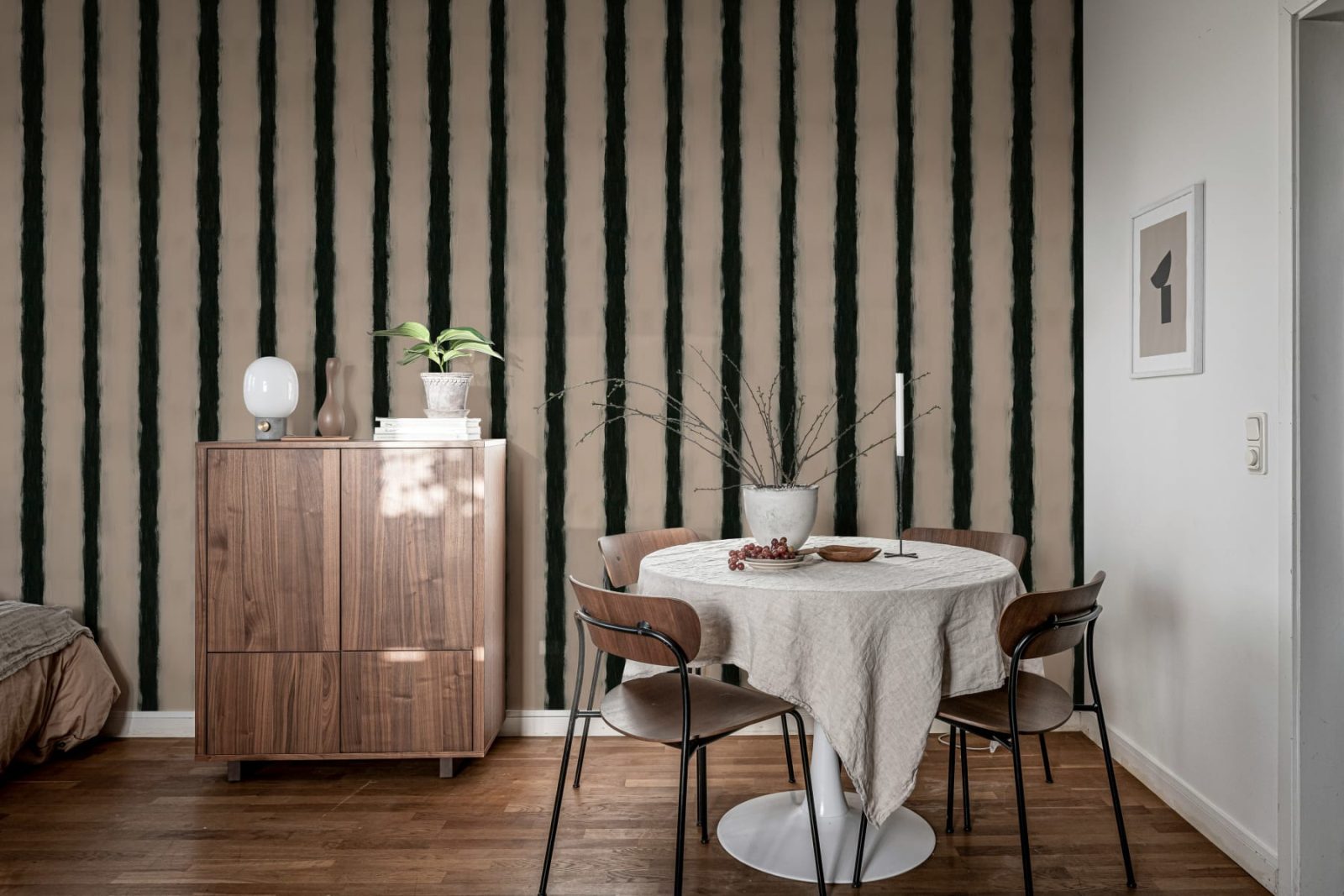 Painted Stripes, Pink, Rebel Walls 3