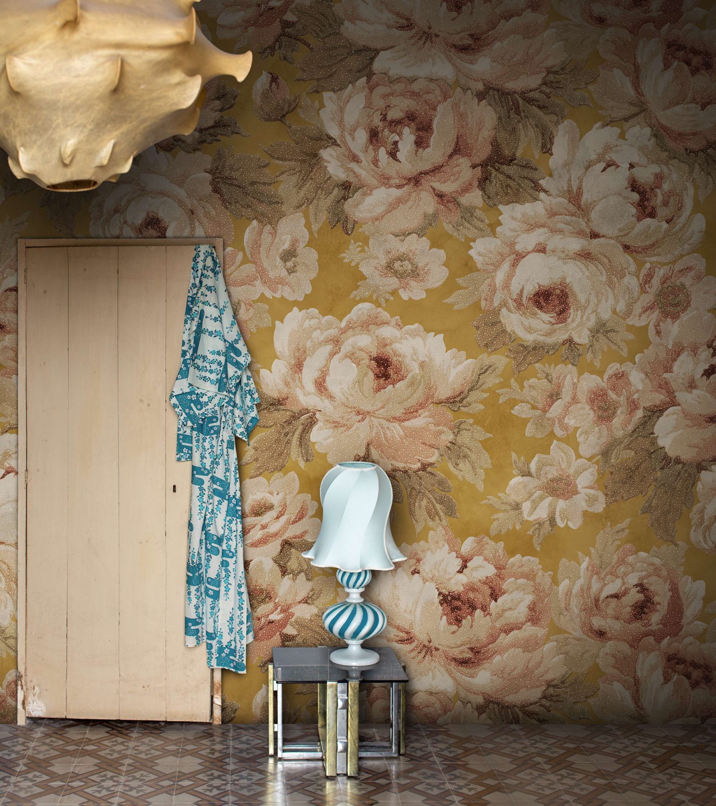 Eternal Blossoms, Yellow, Rebel Walls 3