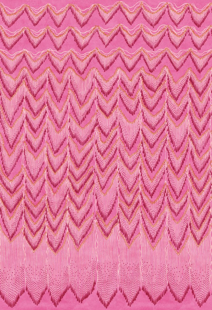Fringed Follies, Hot Pink, Rebel Walls