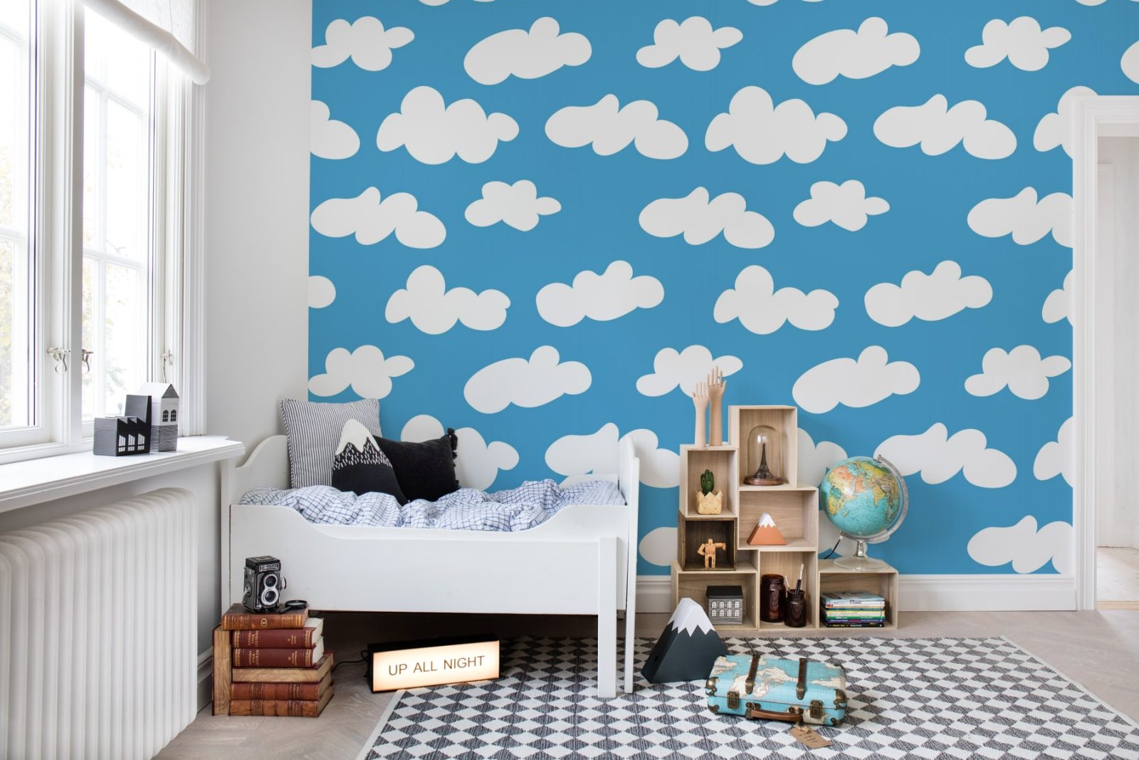 Cloudy, Blue, Rebel Walls 3