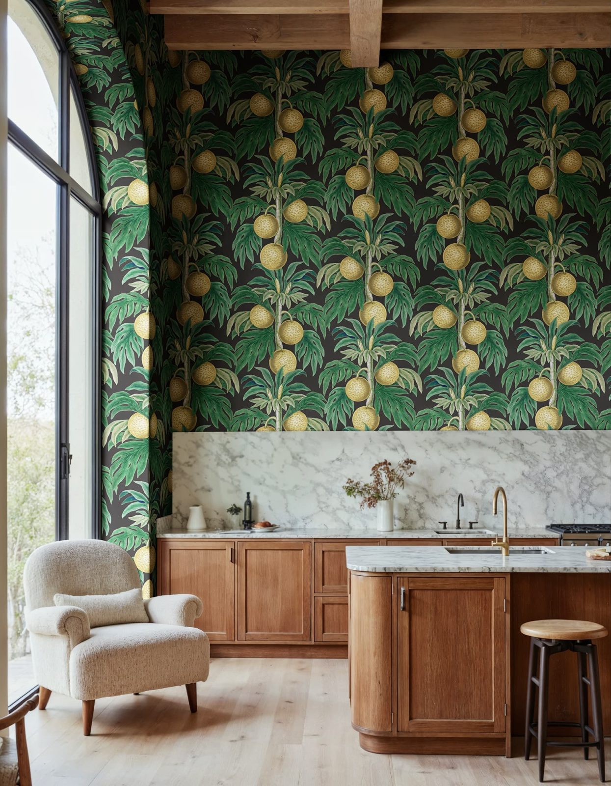 Lush Lemons, Black, Rebel Walls 2