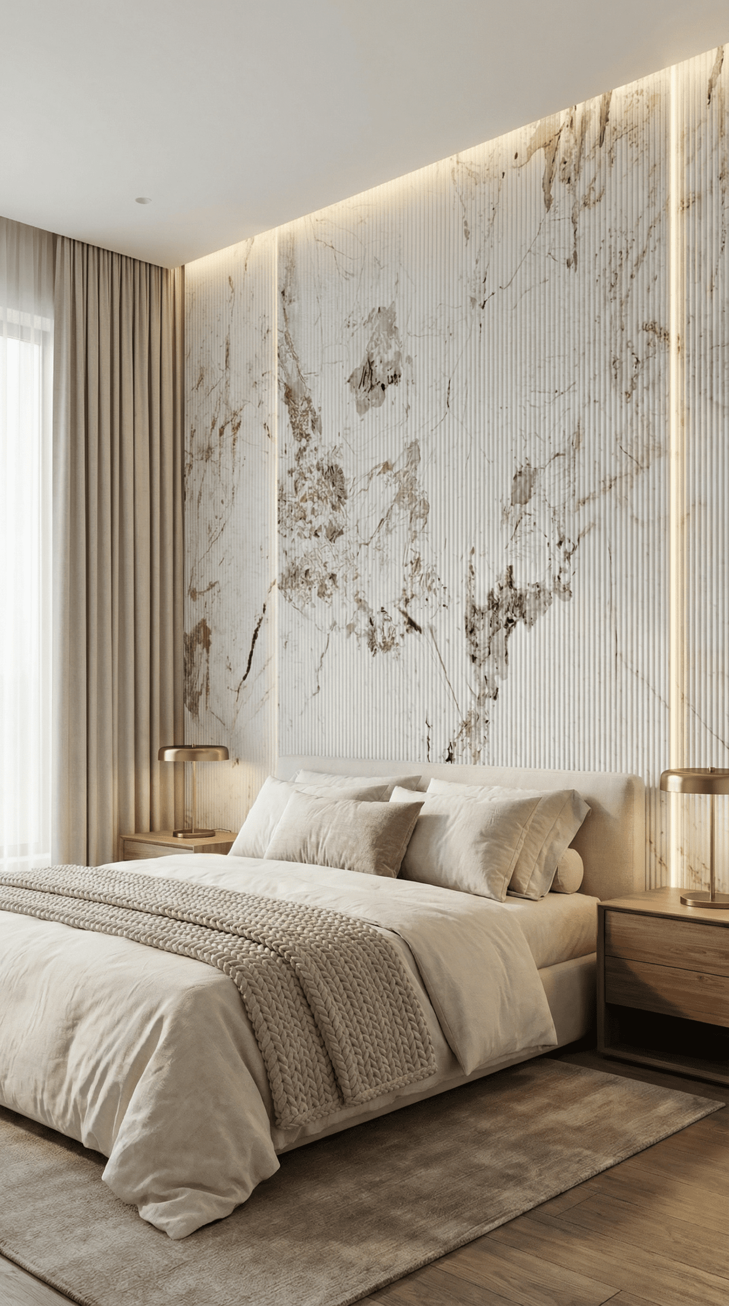 Panou decorativ flexibil JP-31, Breccia Marble, 280 x 120 x 0.9 cm, JP Decors 4