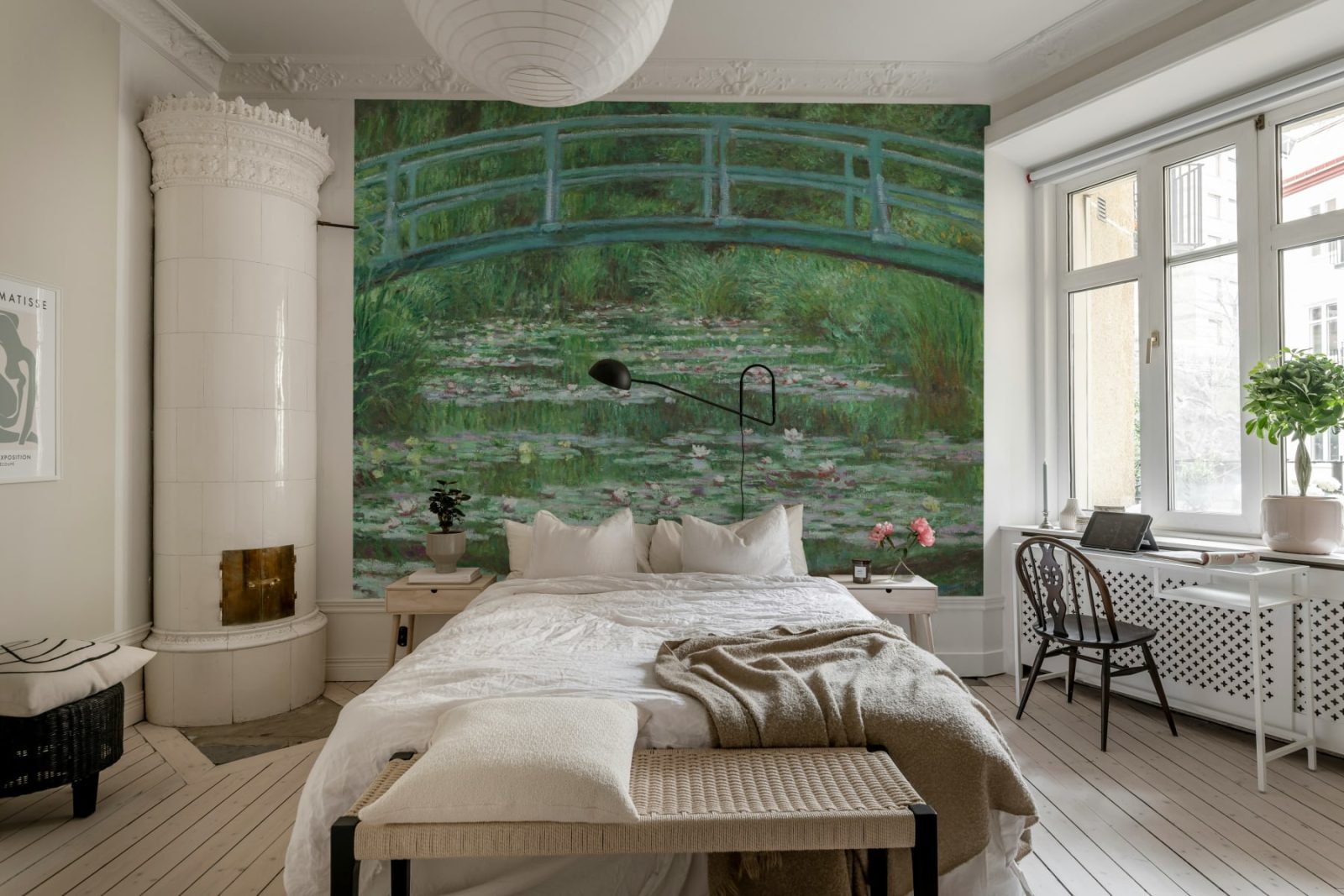 The Japanese Footbridge by Monet, Rebel Walls 2
