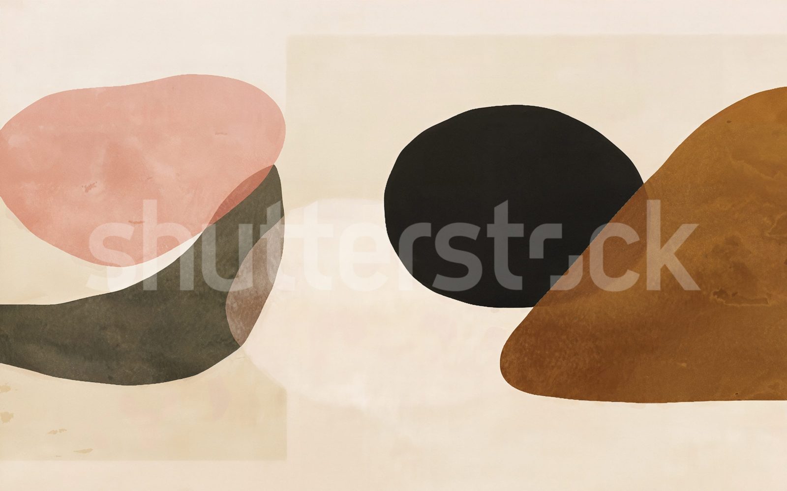 Modern Shapes, Beige, Rebel Walls