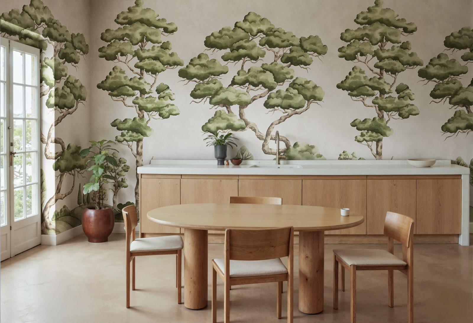 Poetic Trees, Beige, Rebel Walls 2