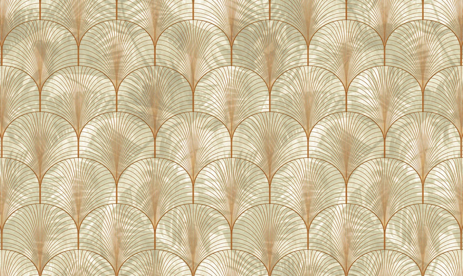 Art Deco Palms, Bronze, Rebel Walls, 5 mp / rola
