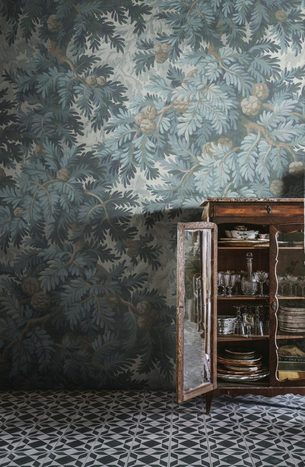 Spruce Forest, Blue, Rebel Walls 3