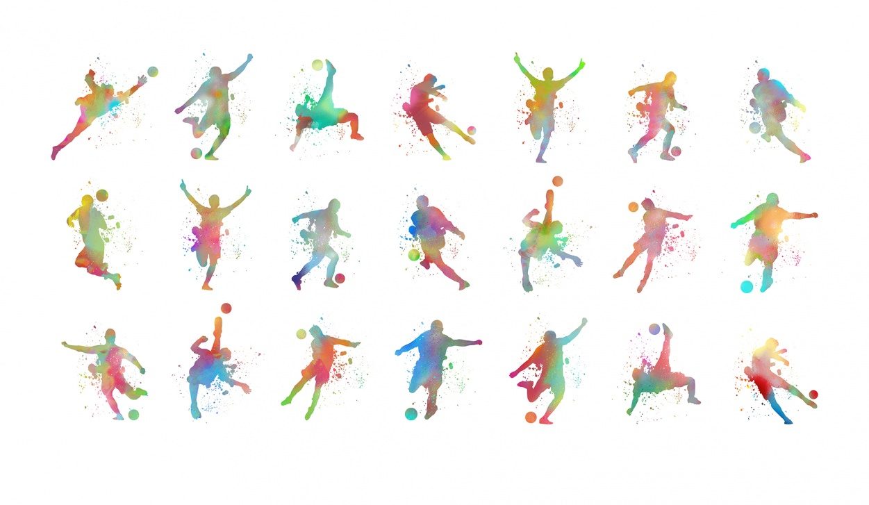 Football, Color, Rebel Walls