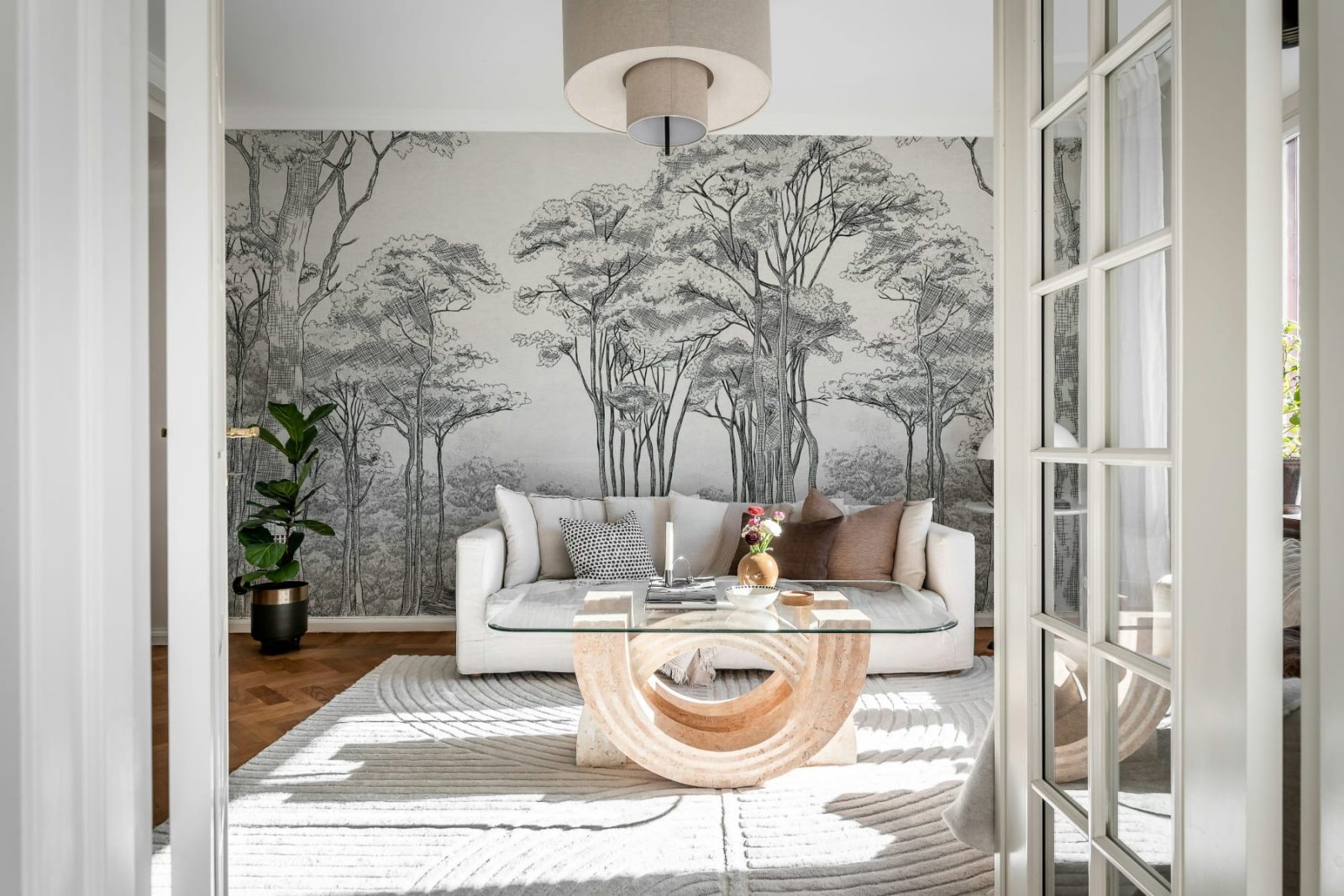 Graphic Trees, Black & White, Rebel Walls 2