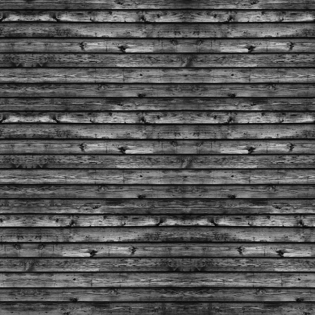 Horizontal Boards, Black, Rebel Walls