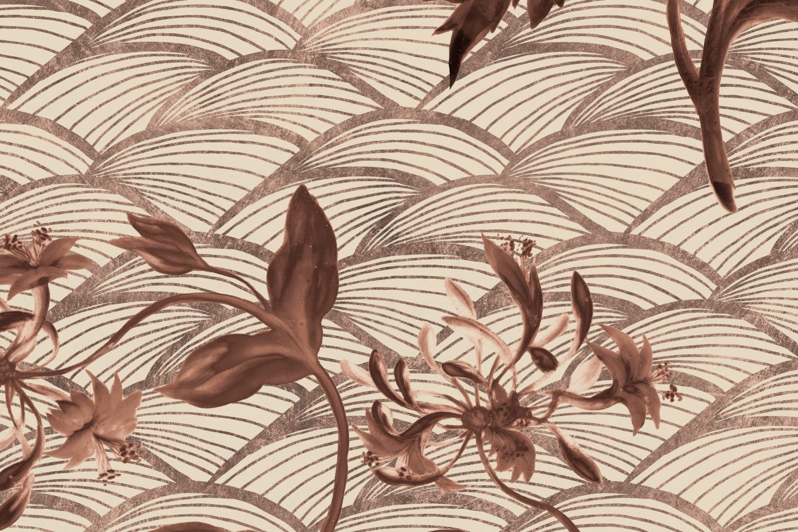 Floral Ripple, Rust, Rebel Walls 4