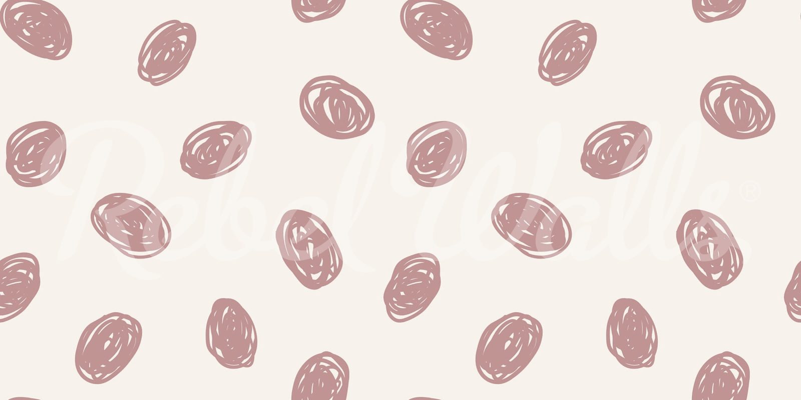 Doodle Dots, Pink, Rebel Walls