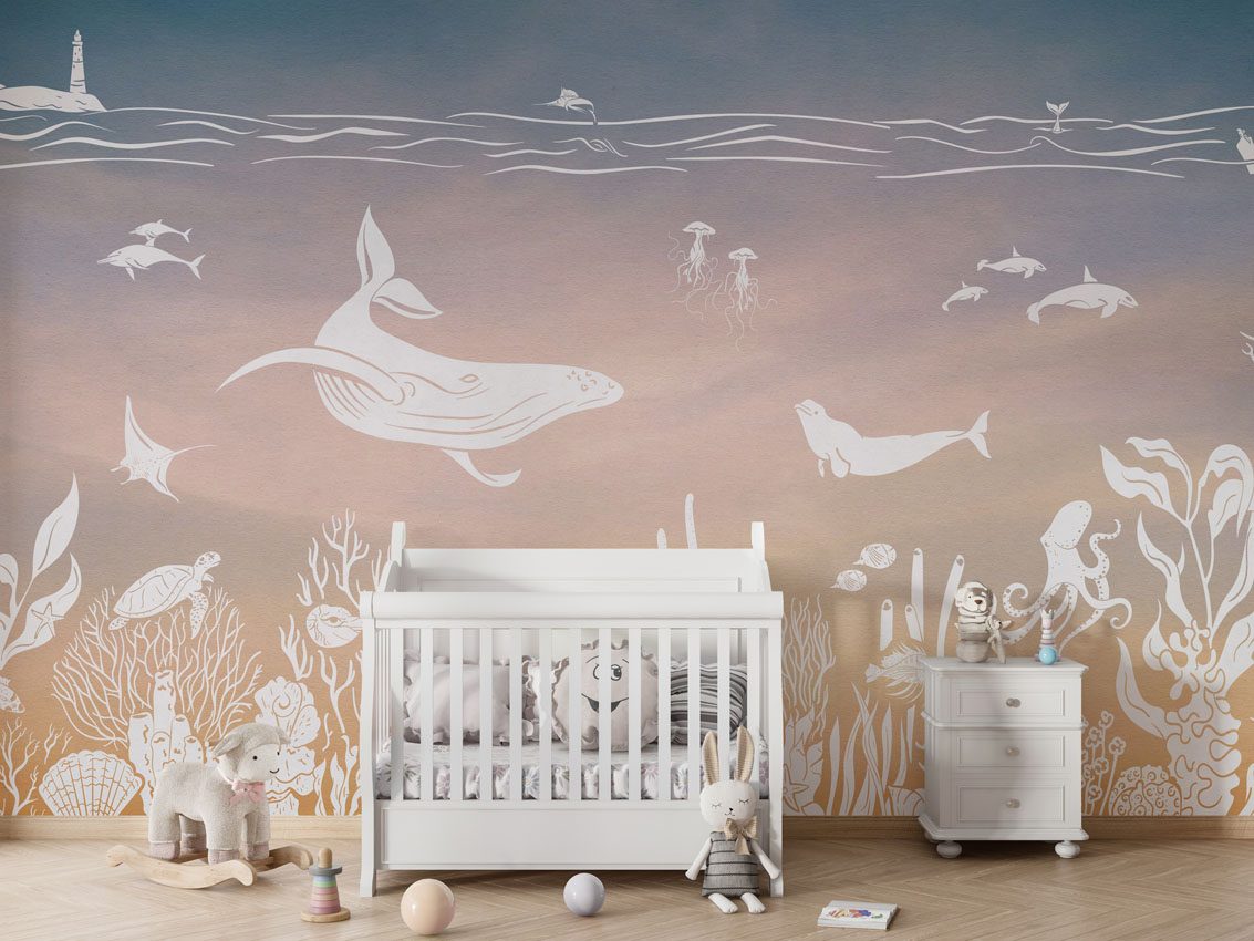Monochrome Sea - Aqua Pink, Kikki Belle 2