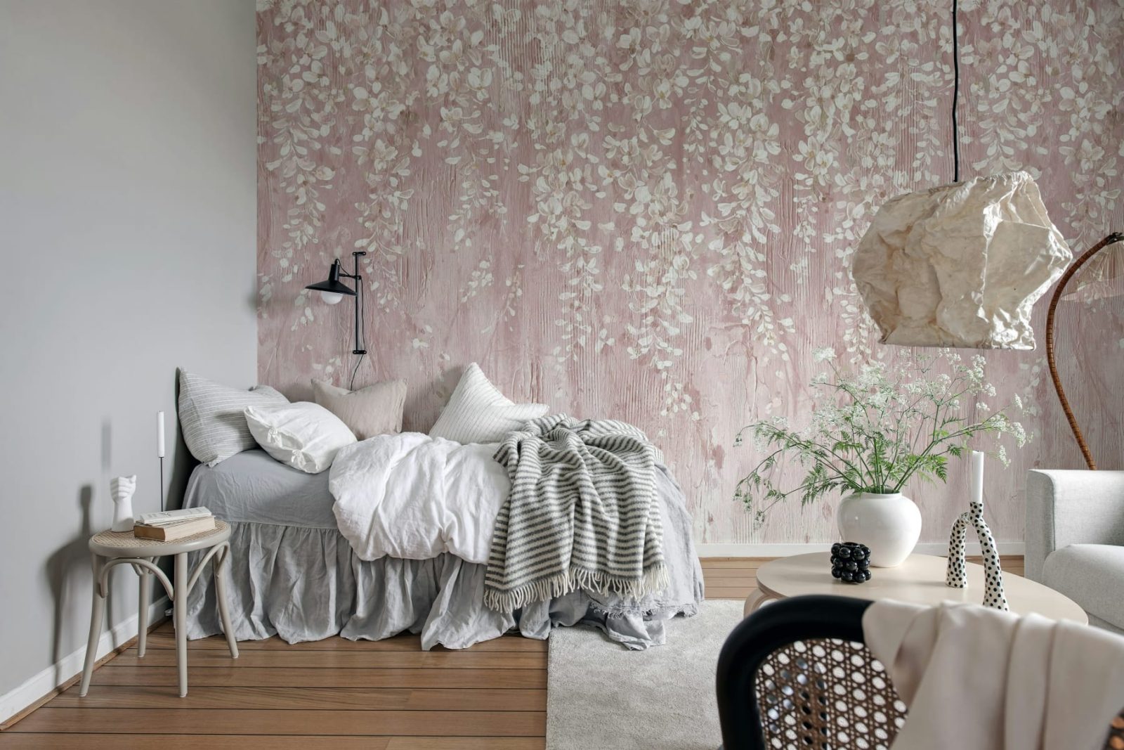 Draped Blossoms, Pink, Rebel Walls 2