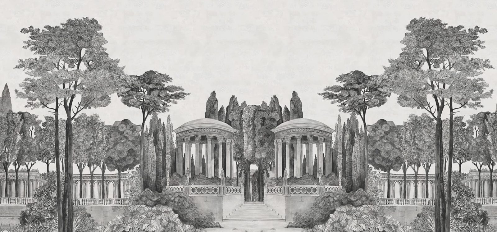Chatsworth Park, Mirrored Graphite, Rebel Walls