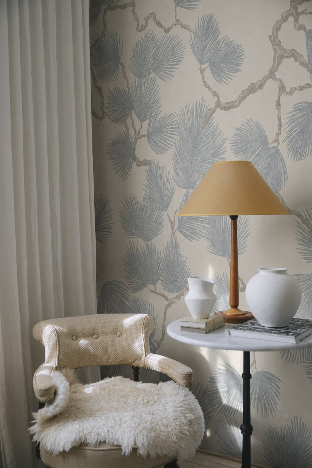 Pine Mural, Misty Blue, Sandberg 4