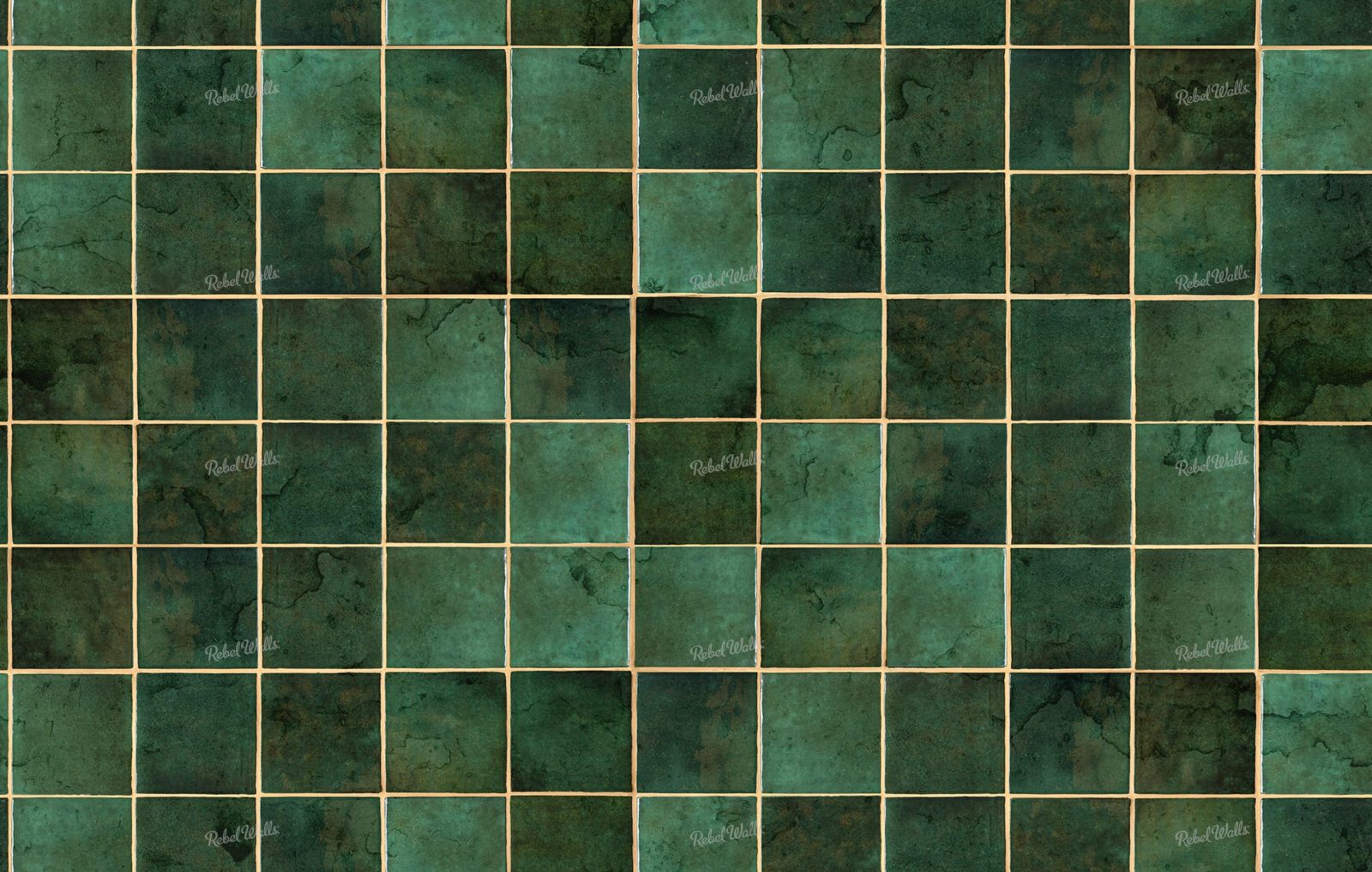 Ceramic Tiles, Emerald, Rebel Walls