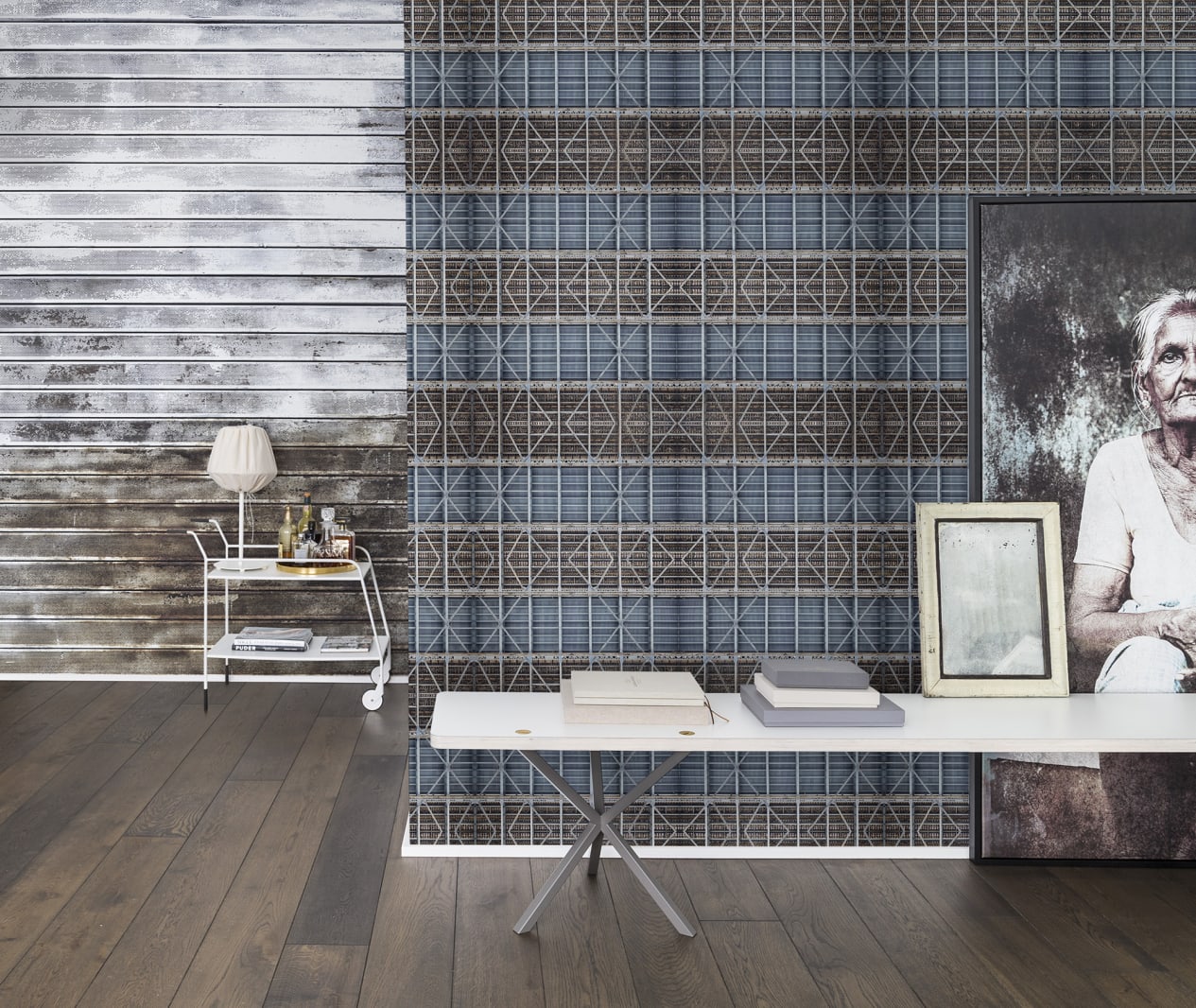 3D Rusty Shutter, Rebel Walls 4