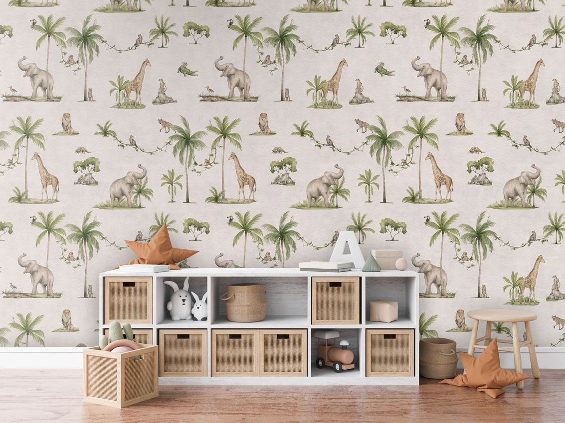 Joyful Jungle - White, Kikki Belle 3