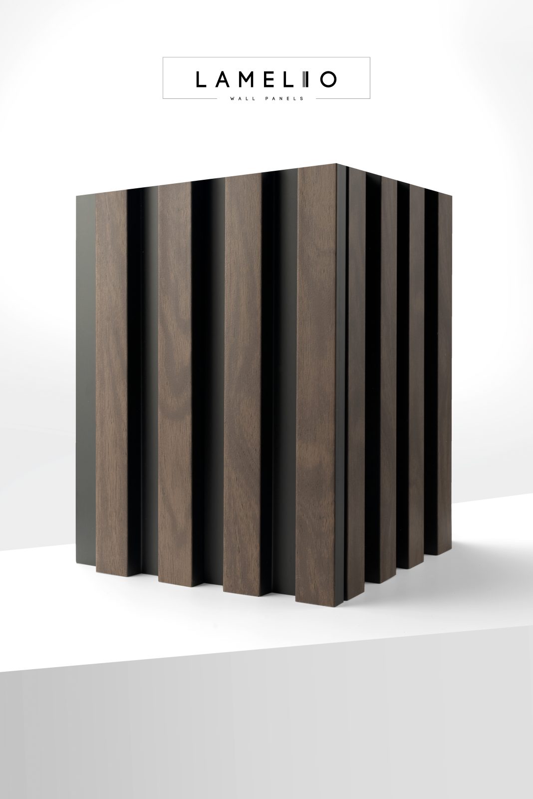 Riflaj decorativ 3D Vasco, Walnut, 270x11.7cm, Lamelio 4