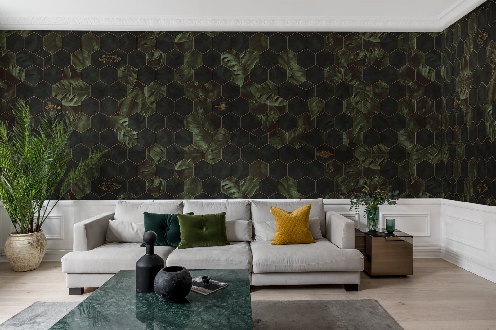 Hexagon Leaves, Rebel Walls 2