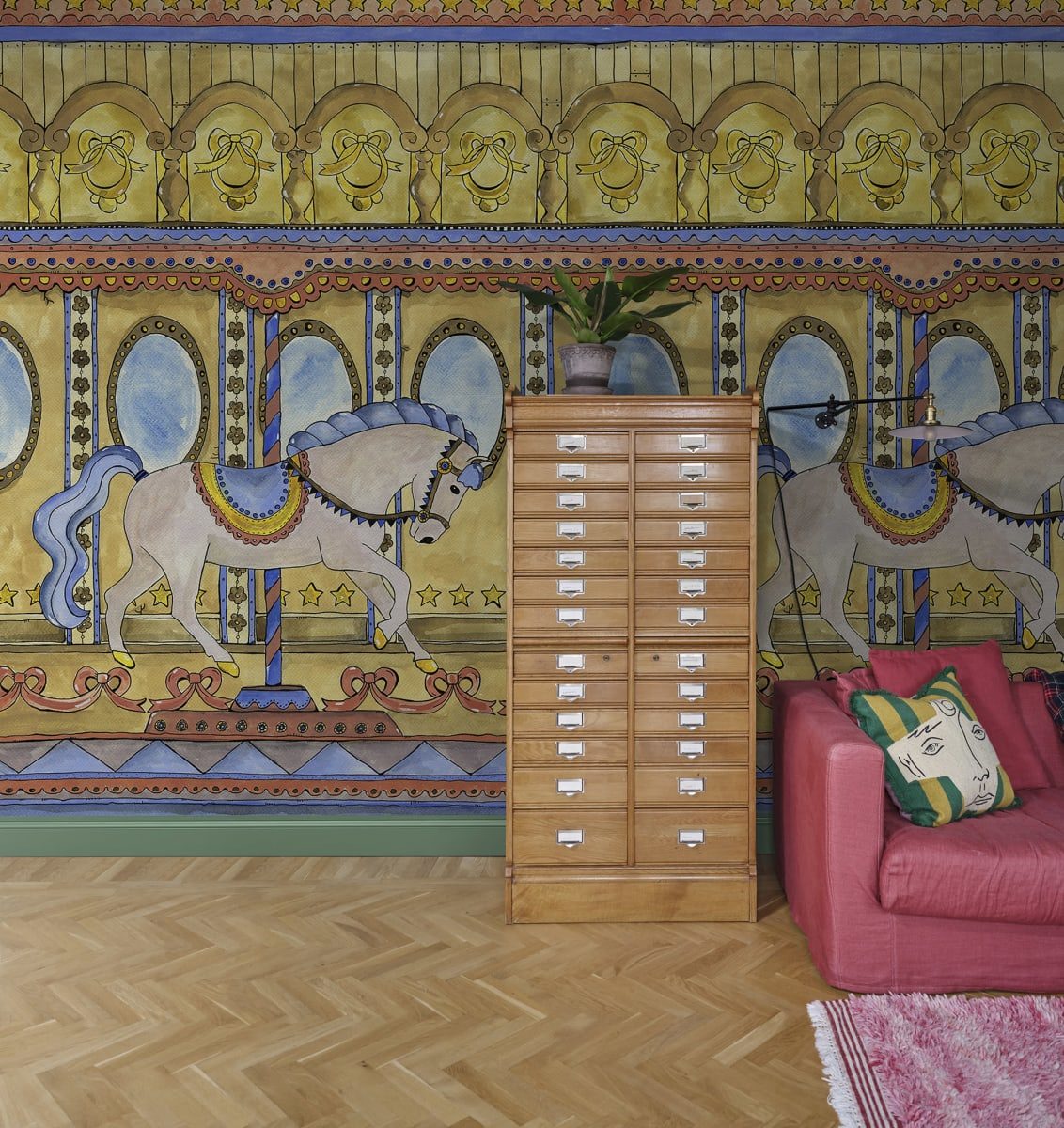 Merry Go Around, Yellow, Rebel Walls 3