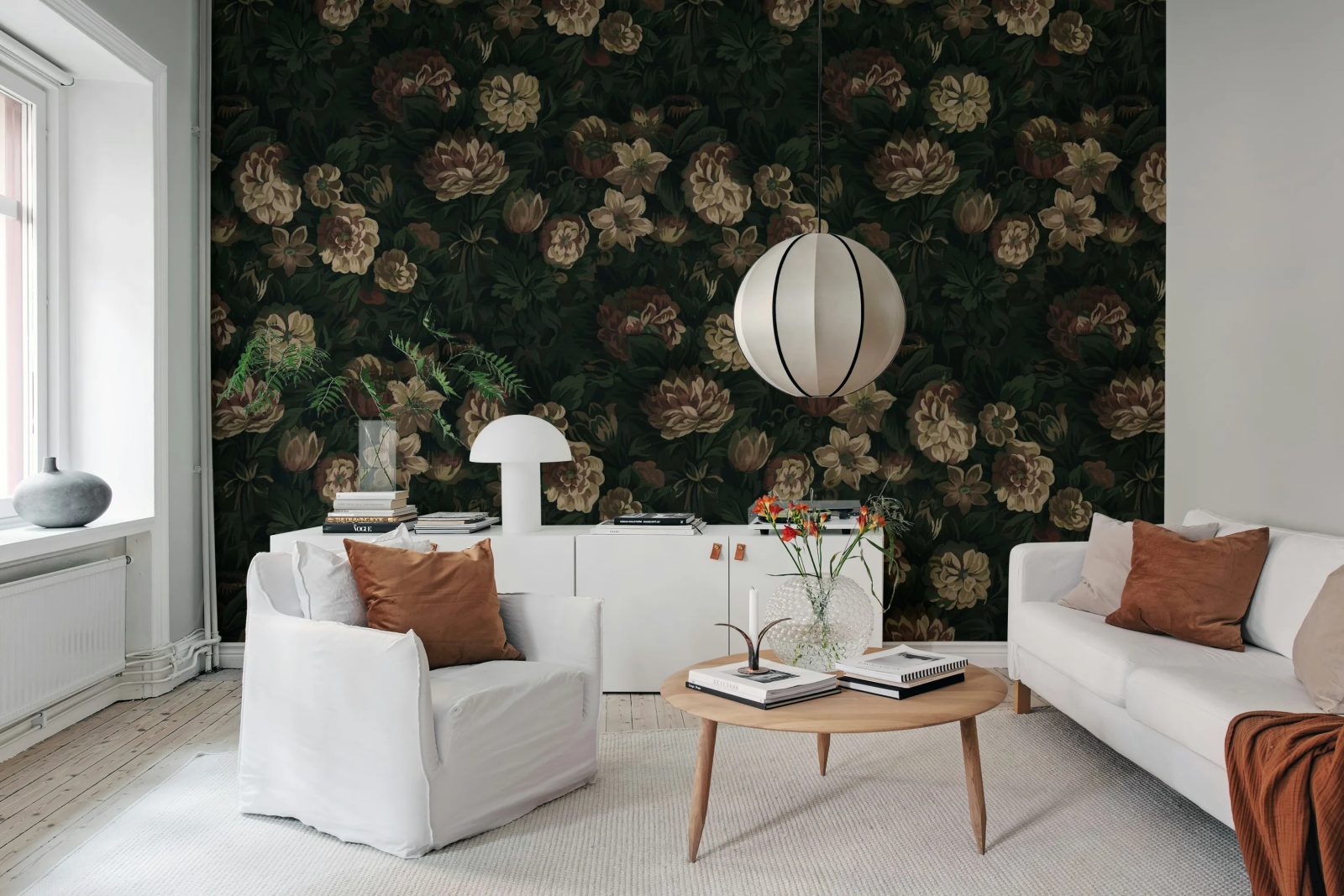 Heritage Floral, Dark, Rebel Walls 3