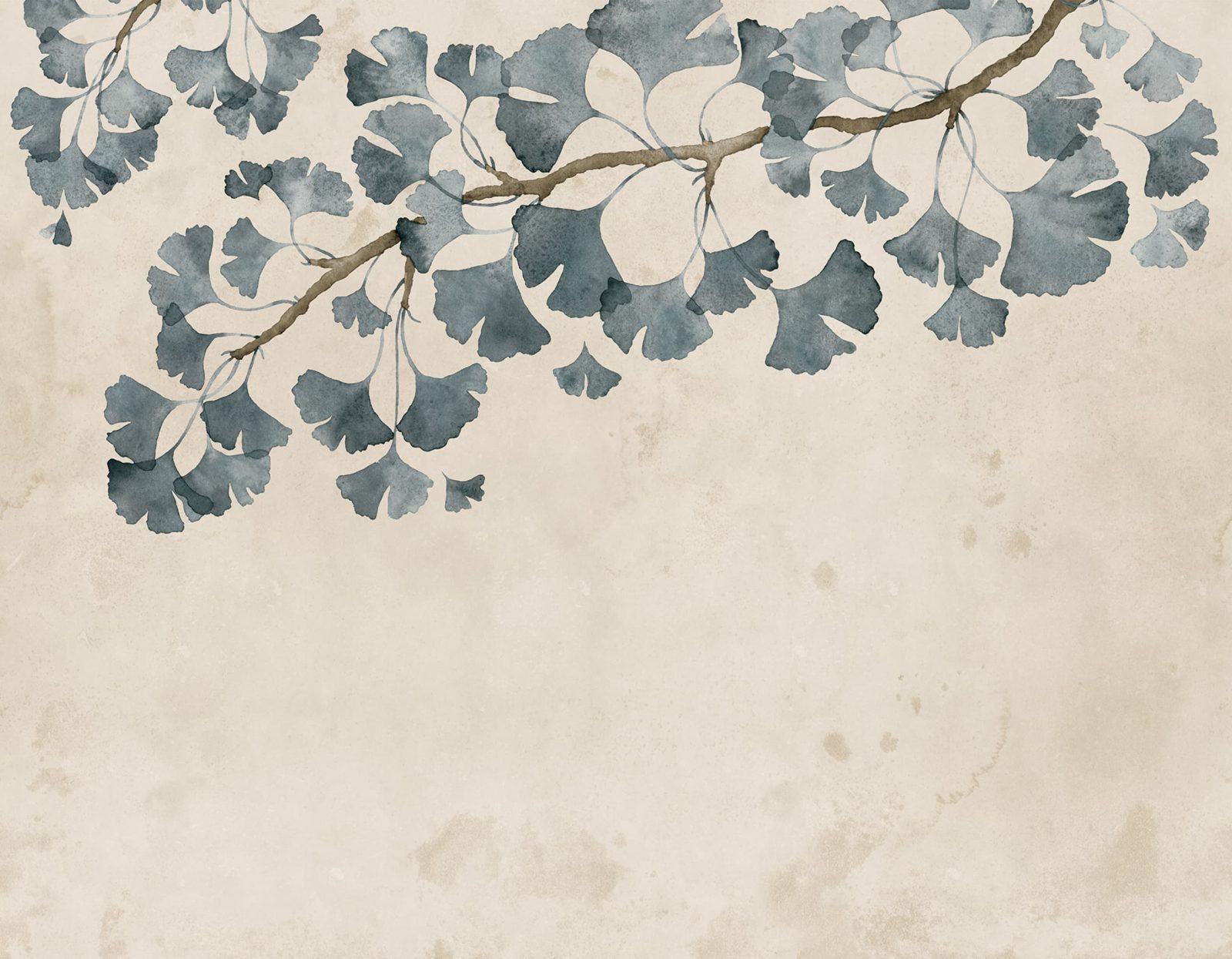 Maidenhair Tree, Blue, Rebel Walls