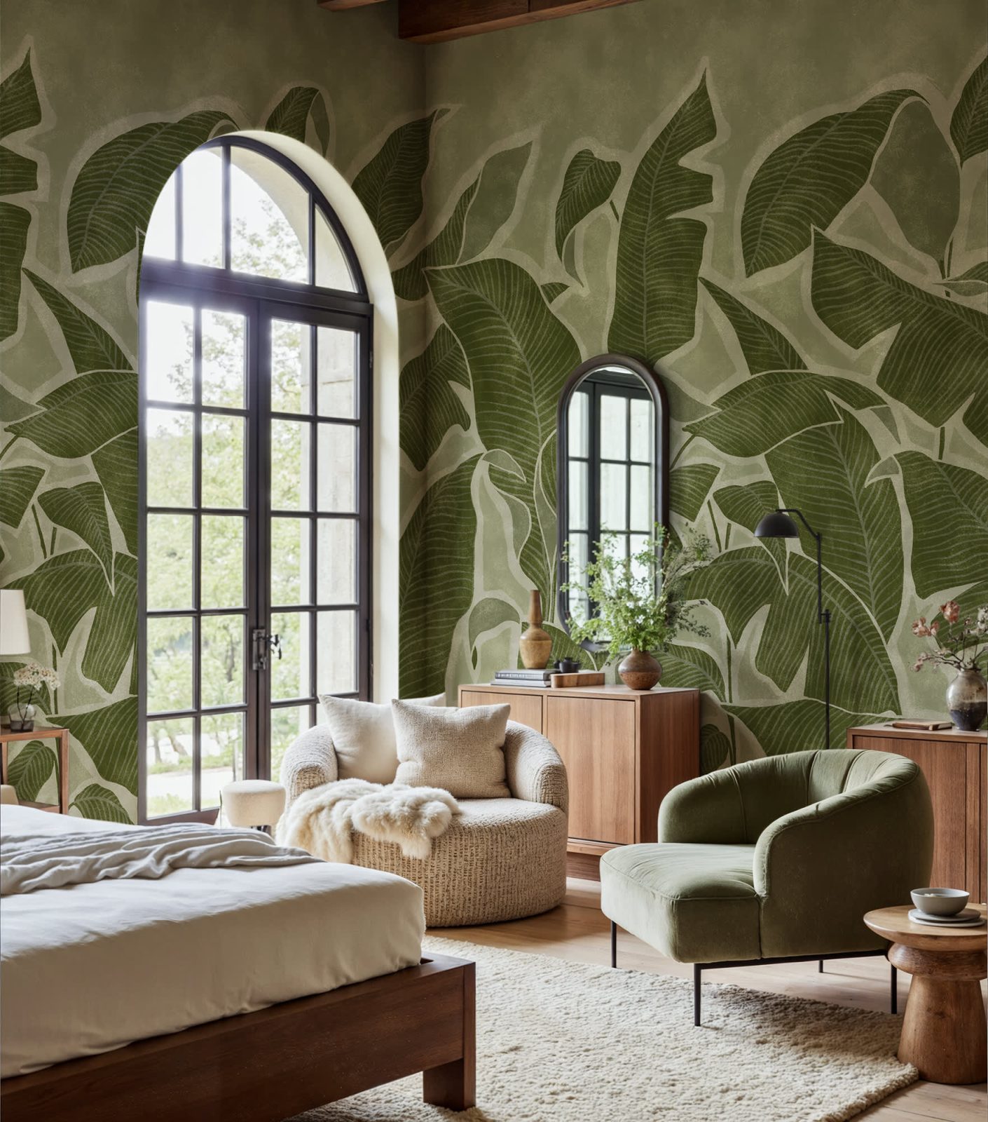 Tropical Breeze, Green, Rebel Walls 3