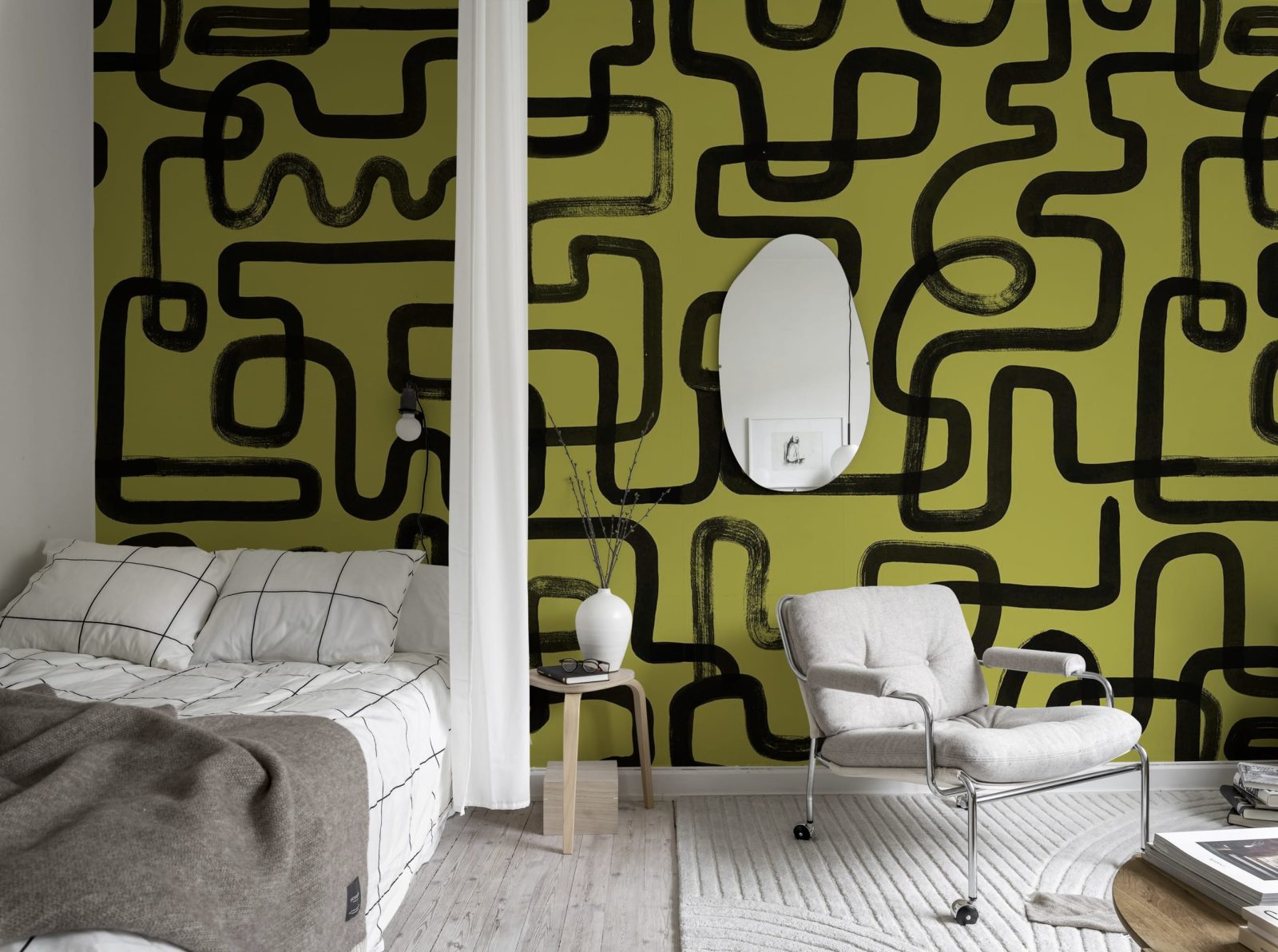 Artzy Lines, Yellow, Rebel Walls 2