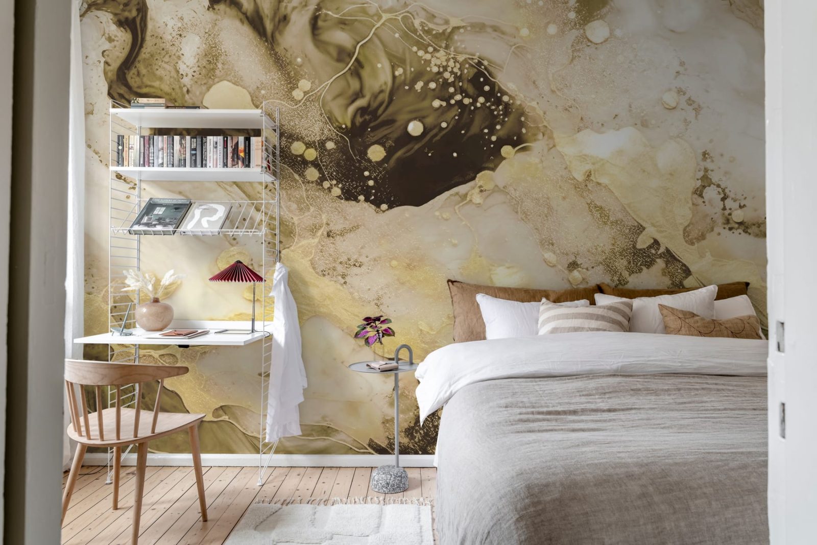 Marble Stream, Gold, Rebel Walls 3