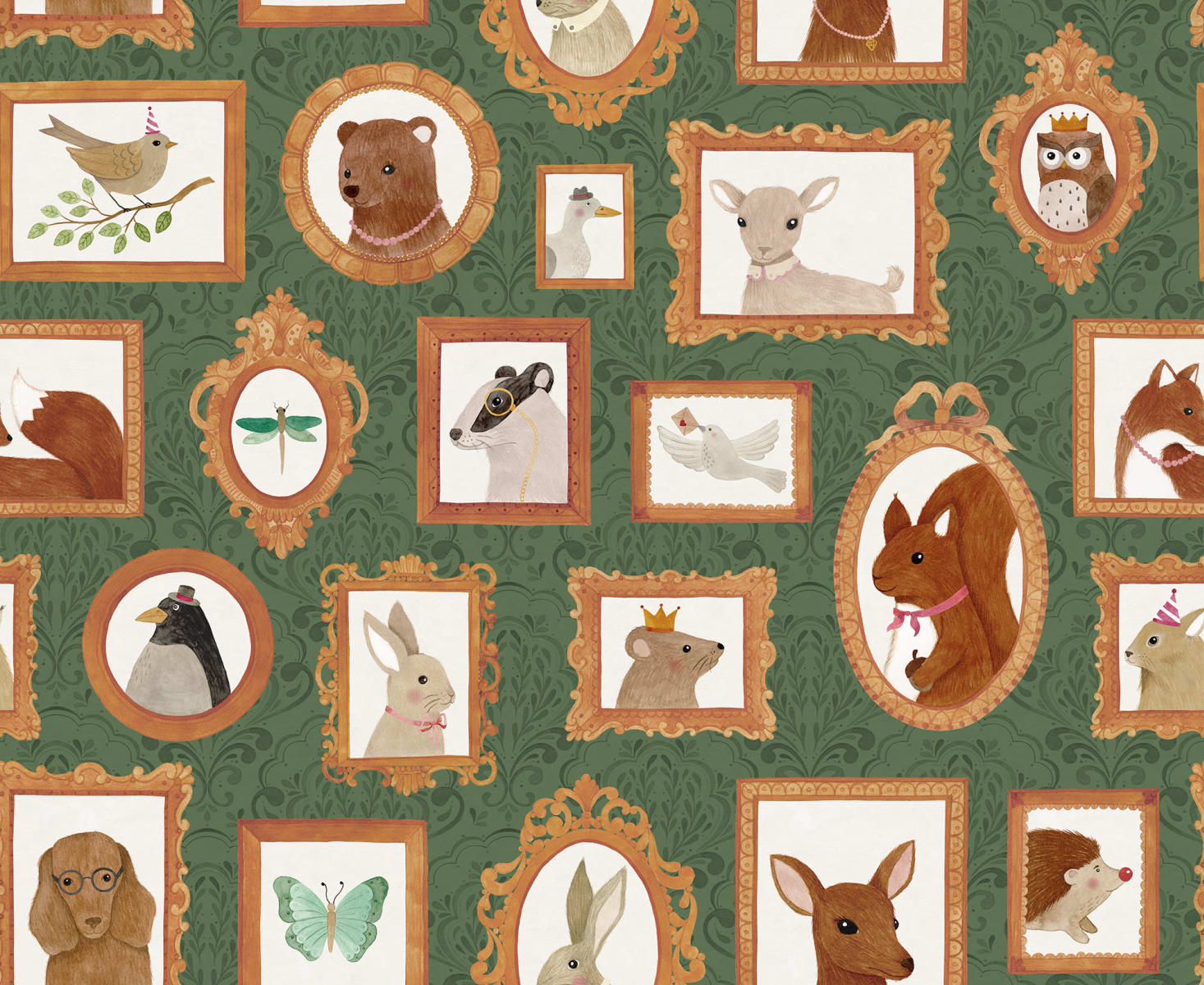 Pet Frames, Dark Green, Rebel Walls