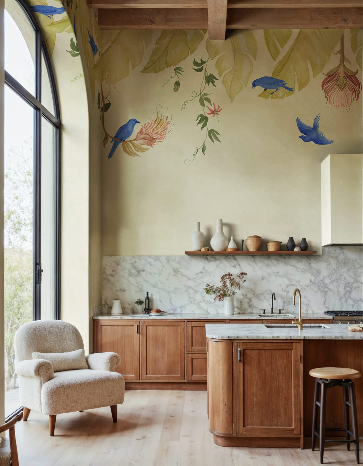 Birds in the Trees, Beige, Rebel Walls 2